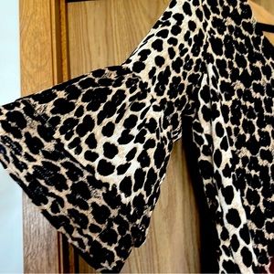 Belongsci Casual Leopard Print Dress